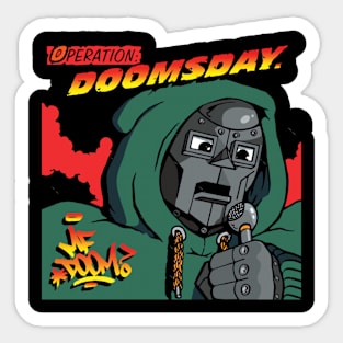 Doomsday Arrives Wearing MF DOOM Sticker